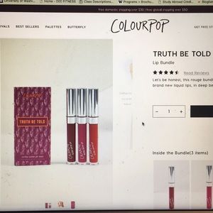 New unopened Colourpop Ultra Satin Lip lip bundle